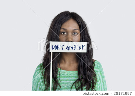 Dont't Give Up Optimism Motivate Word Concept Dont't Give Up Optimism Motivate Word Concept 28171997