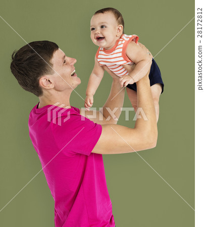 Family Cheerful Studio Portrait Concept 28172812