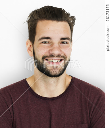Adult Man Nutural Confident Portrait Concept 28173153