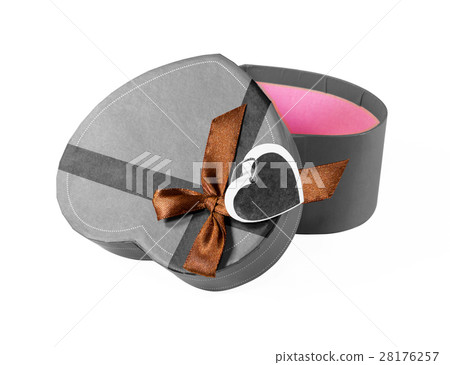 Gray Heart-shaped box Gray Heart-shaped box 28176257