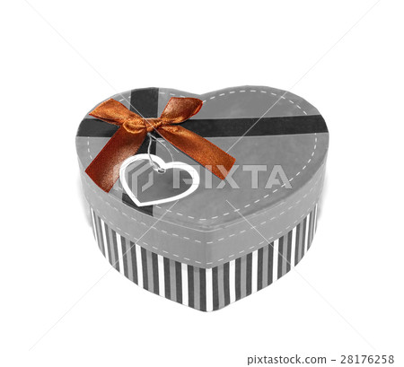 Gray Heart-shaped box Gray Heart-shaped box 28176258