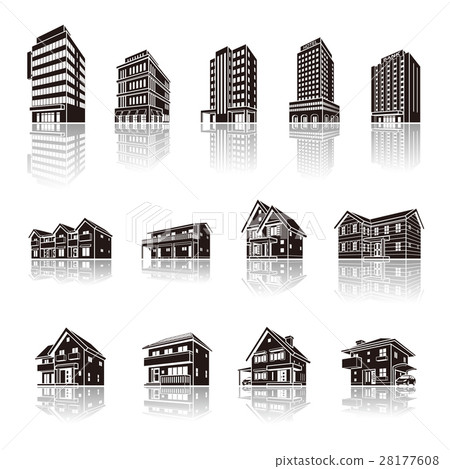 Shadow illustration / building figure of building 28177608