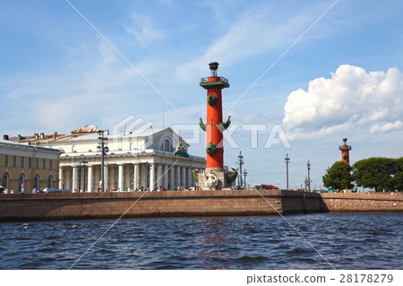 Russia. Saint Petersburg. View at Rostral column 28178279