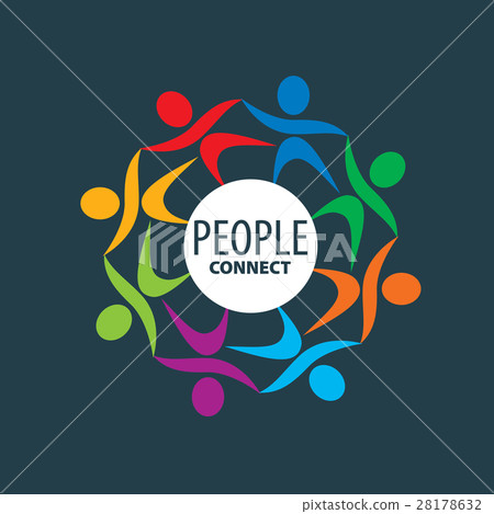 vector logo people 28178632