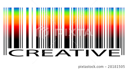 Bar code and text Creative - Stock Illustration [28181505] - PIXTA