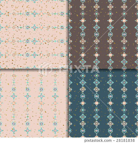 Ethnic seamless pattern set Ethnic seamless pattern set 28181838