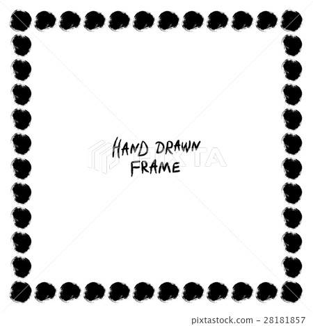 Black and white abstract frame Black and white abstract frame 28181857