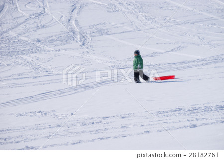 Playing in snow (blur expression) 28182761