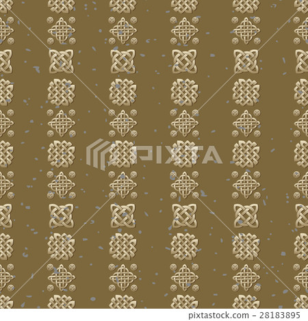 Celtic knot seamless pattern Celtic knot seamless pattern 28183895