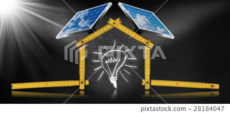 Project of Ecological House with Solar Panels Project of Ecological House with Solar Panels 28184047