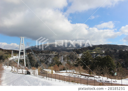 Kokonoe "Yume" Snowy Bridge over the Suspension Bridge 28185231