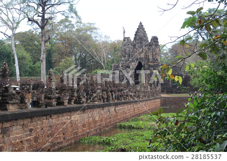Angkor Thom Namdaemun Cambodia Angkor Archaeological Site 28185537