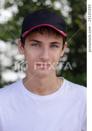 Close up portrait of a cute teenager. Close up portrait of a cute teenager. 28185895