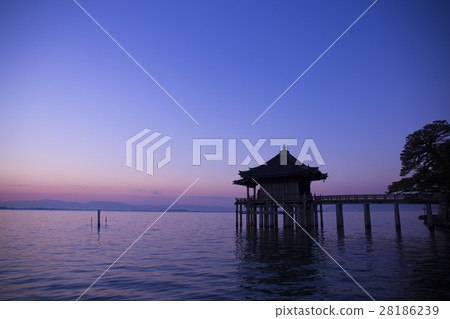 Morning glow Biwako Futono 28186239