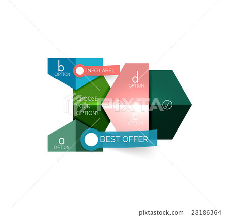 Abstract infographic geometric templates Abstract infographic geometric templates 28186364