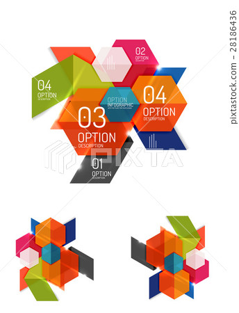Paper infographic elements Paper infographic elements 28186436