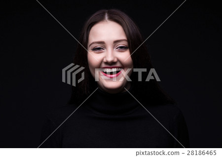 Portrait of laughing young woman 28186465