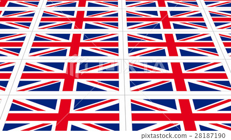 Postcards With United Kingdom National Flag - Stock Illustration ...