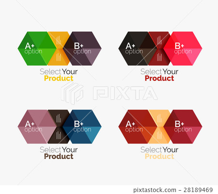 Set of abstract geometric hexagon design with Set of abstract geometric hexagon design with 28189469