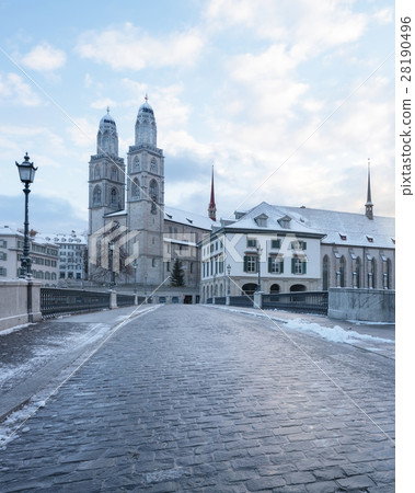 Old Zurich town, view on river Old Zurich town, view on river 28190496