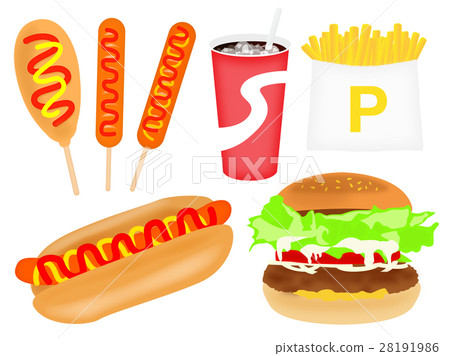 Junk food set Junk food set 28191986