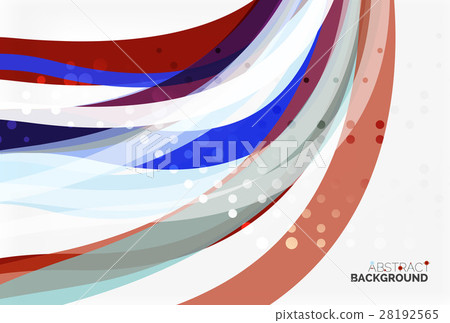 Vector geometric flowing lines abstract background 28192565