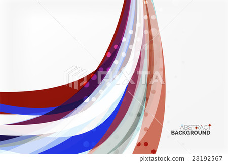 Vector geometric flowing lines abstract background Vector geometric flowing lines abstract background 28192567