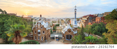 Famous Park Guell, Spain 28192764