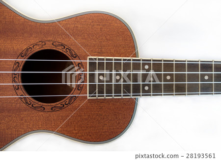 Ukulele on white background Ukulele on white background 28193561