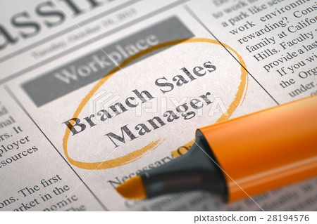 Branch Sales Manager Wanted. 3D. Branch Sales Manager Wanted. 3D. 28194576