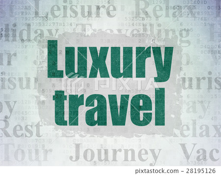 Tourism concept: Luxury Travel on Digital Data Tourism concept: Luxury Travel on Digital Data 28195126