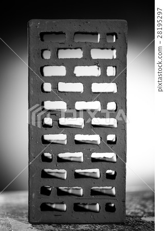 Closeup view of bricks 28195297