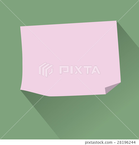 Sticky paper note 28196244