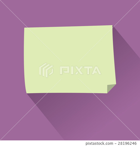 Sticky paper note 28196246