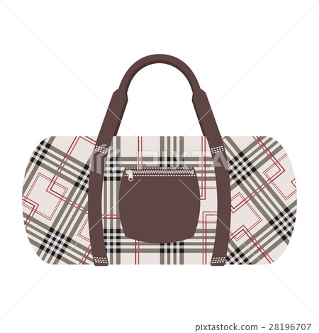 Journey suitcase travel bag vector. 28196707