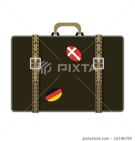 Journey suitcase vector. 28196709