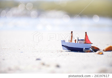 Small ship on the beach 28197617
