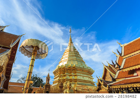 Doi Suthep temple, Landscape of beautiful temple in Chiang Mai, Thailand 28198482