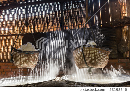 Boiling salt mountainous of Nan province, Thailand 28198846