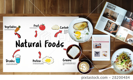 Healthy Eating Food Digram Concept 28200484