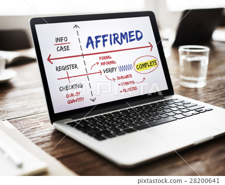 Affirmed Authorized Certified Guaranteed Concept Affirmed Authorized Certified Guaranteed Concept 28200641