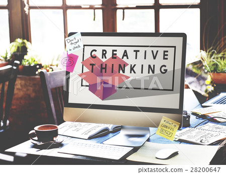 Creative Design Ideas Imagination Modern Concept 28200647