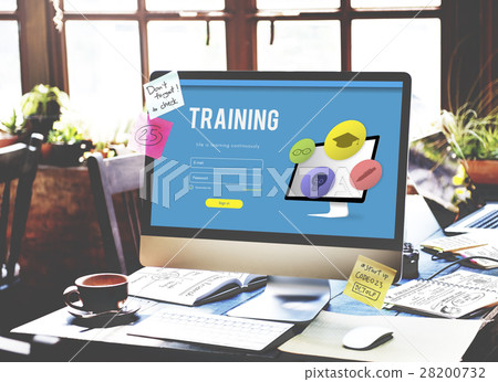 Training Study Knowledge E-learning Concept Training Study Knowledge E-learning Concept 28200732