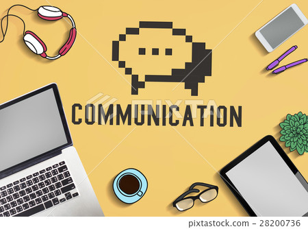 Social Media Blog Chat Icon Concept 28200736