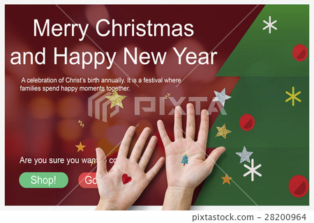 Merry Christmas Big Sale Concept 28200964