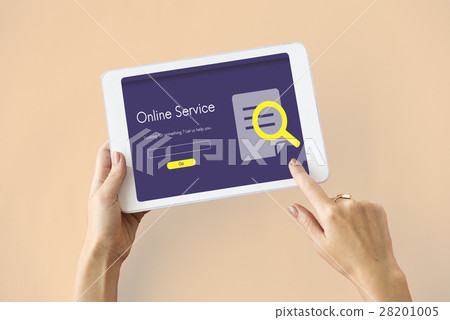 Call Center Hot Line Information Concept 28201005