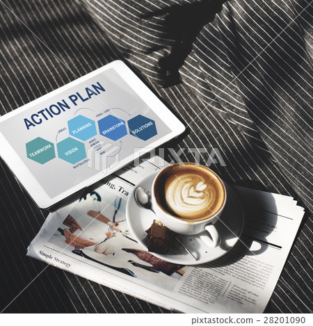 Business Plan Strategy Development Process Graphic Concept 28201090