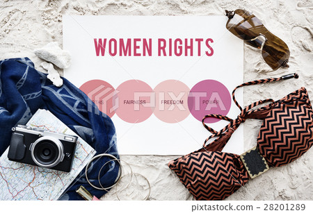 Women Rights Human Gender Equal Opportunity Concept 28201289