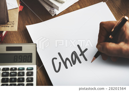 Chat Communication Message Talking Connection Concept 28201564