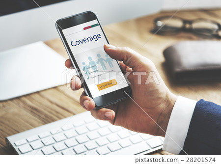 Insurance Coverage Mix Reimbursement Protection Concept Insurance Coverage Mix Reimbursement Protection Concept 28201574